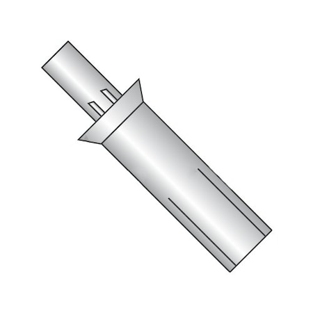 Newport Fasteners Drive Pin Rivet, Countersunk Head, 3/16 in Dia., 7/16 in L, Aluminum Body, 1000 PK 747130